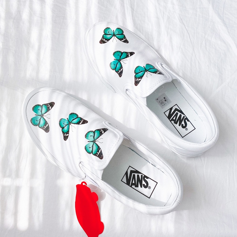 Vans custom butterfly classic slip - Picture 3 of 3